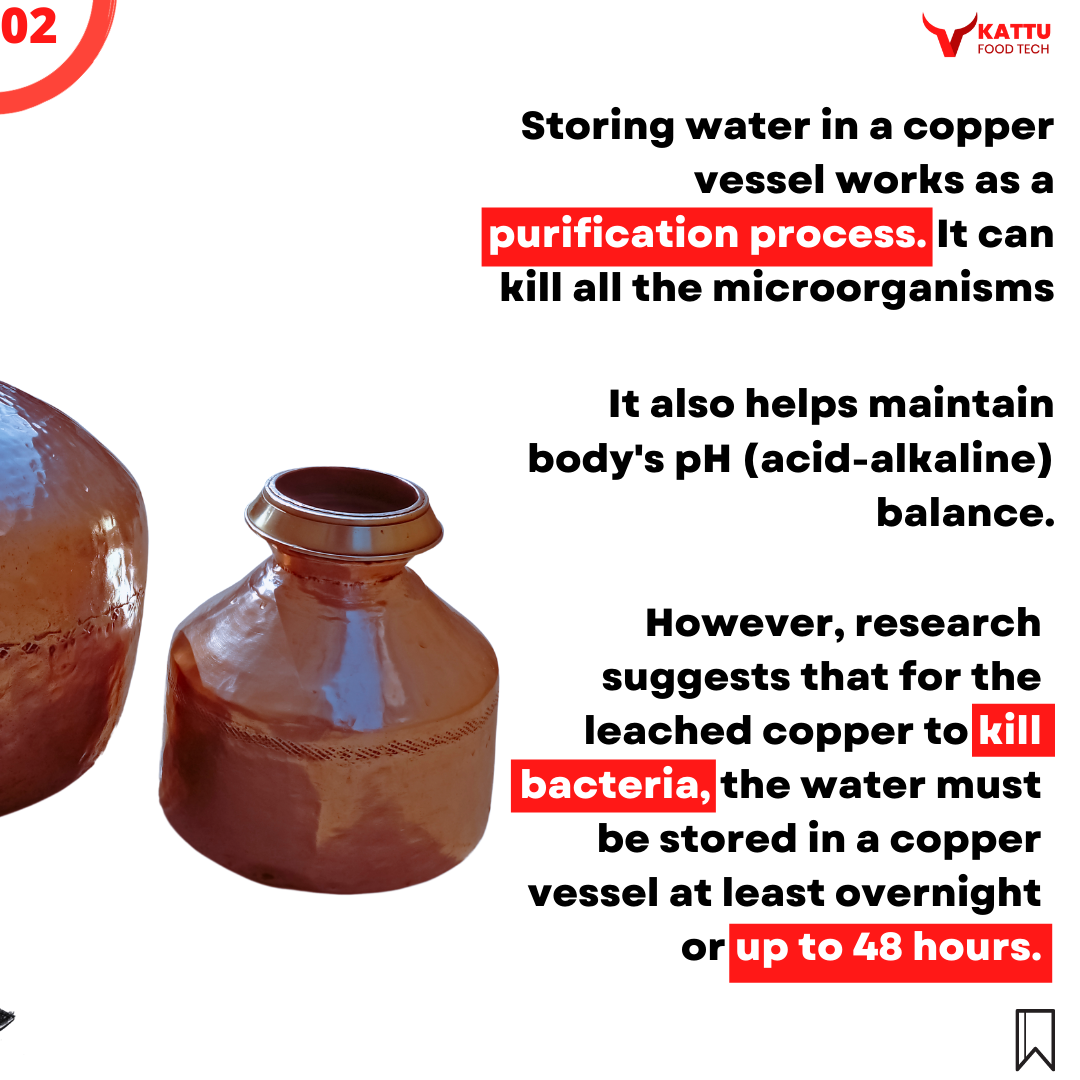 Why to store water in Copper Vessel - KATTUFOODTECH