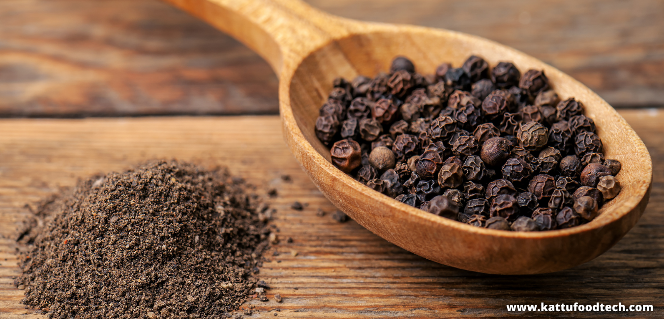 Piper nigrum is the botanical name of Black pepper – Food Science | KATTUFOODTECH