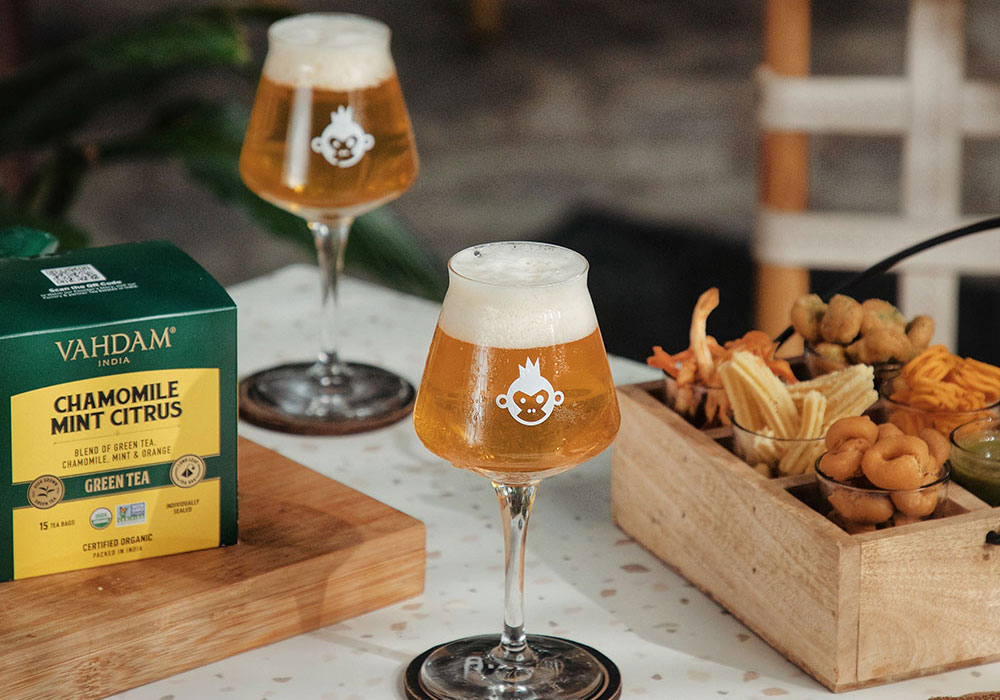 Bira 91 Partners With VAHDAM India To Launch The Chamomile Tea Lager