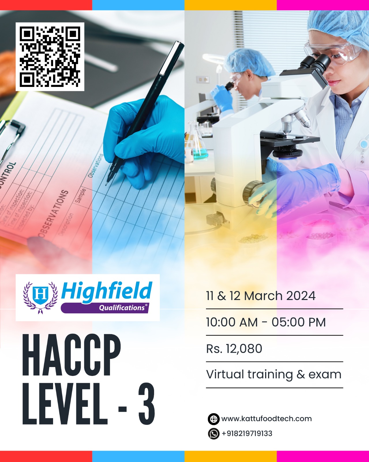 Highfield HACCP LEVEL-3 Training Program | KATTUFOODTECH