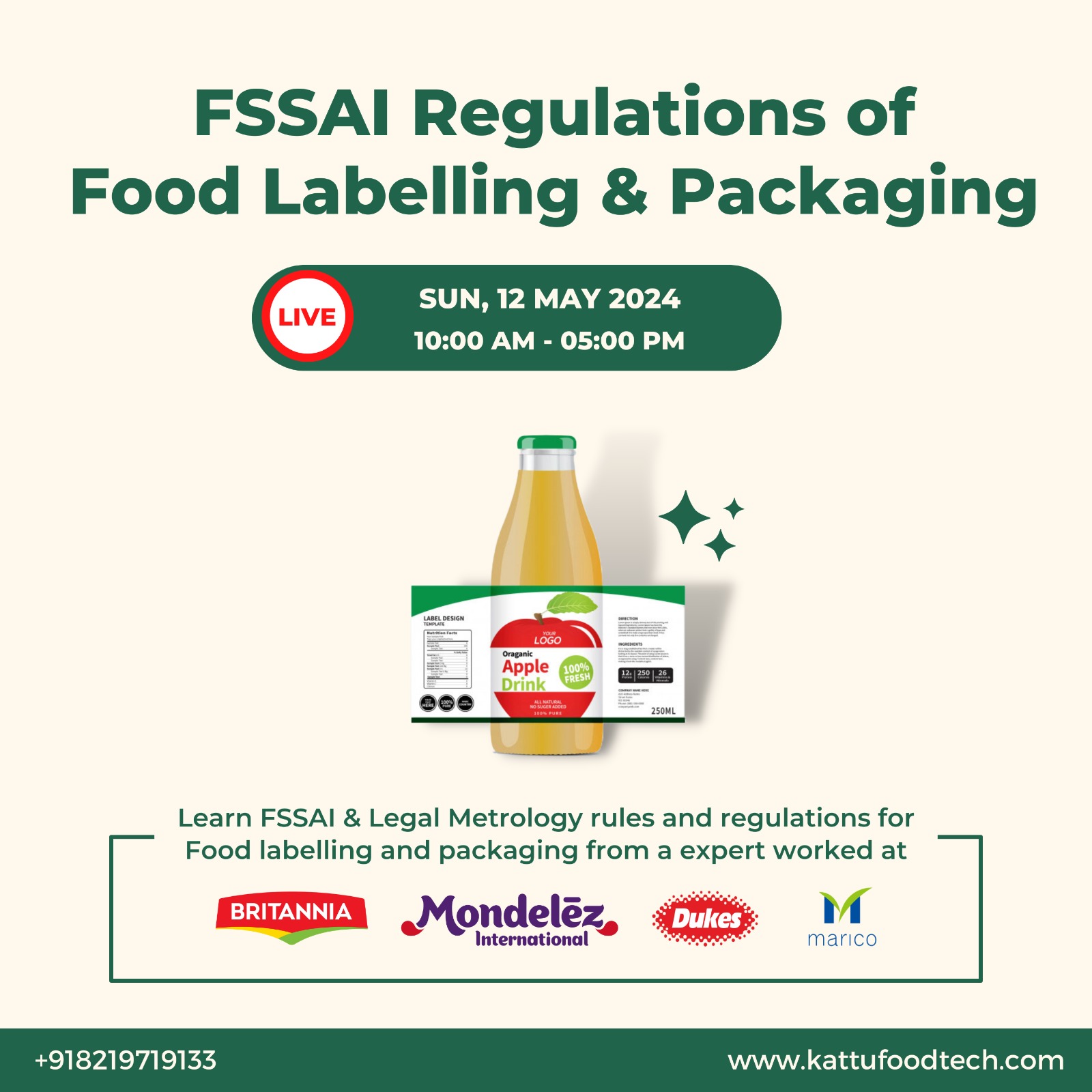 Labelling Display and Packaging Materials Regulations of FSSAI - MSME | kattufoodtech