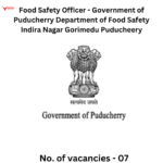 GovernmQent of Puducherry Department of Food Safety
